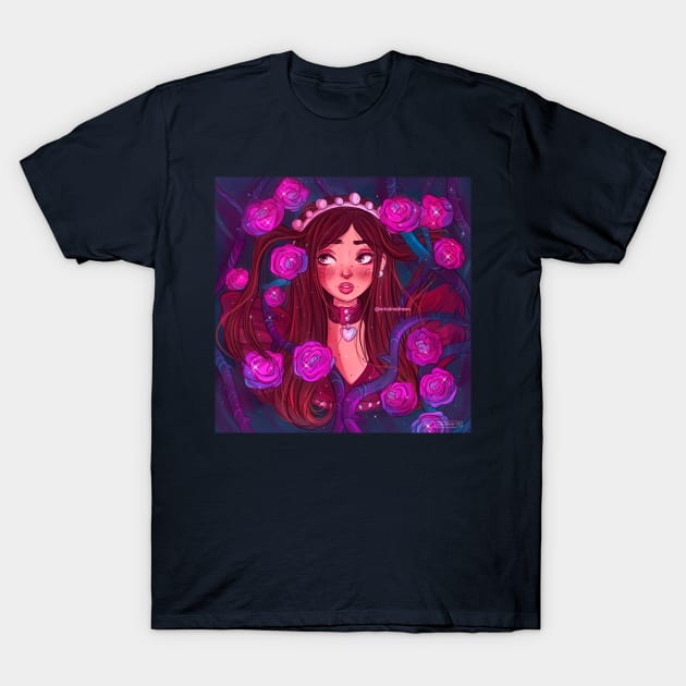 Roses T-Shirt by ariadnadraws